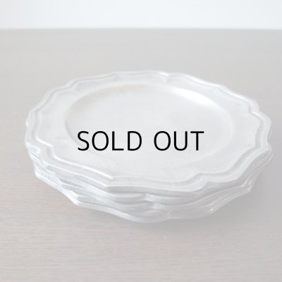 画像18: ピューターの小皿5枚セット  ベルギーアンティーク