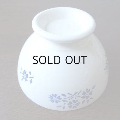 画像10: スミレの花のカフェオレボウル　アンティーク