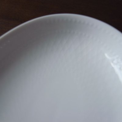 画像5: ロイヤルコペンハーゲンホワイトペルメッテ  オーバルデッシュ  used