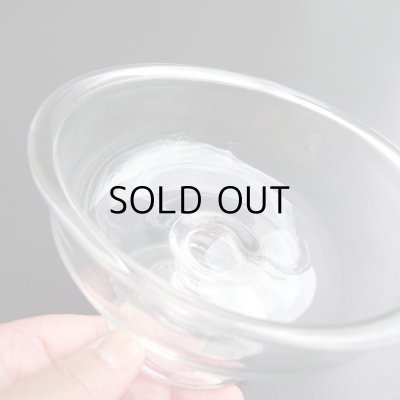 画像5: 手吹きガラスの脚付コンフィチュールグラス 「B」　フランスアンティーク 