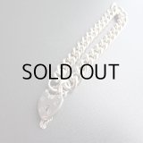 パドロックのシルバーチェーンブレスレット　イギリスアンティーク
