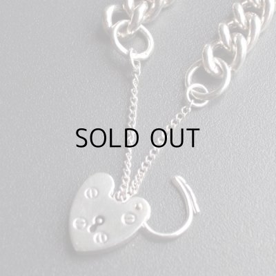 画像14: パドロックのシルバーチェーンブレスレット　イギリスアンティーク