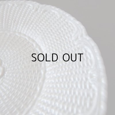 画像3: パニエレリーフのお皿　フランスアンティーク