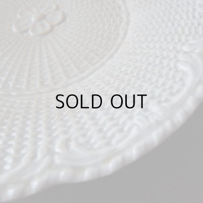 画像4: パニエレリーフのお皿　フランスアンティーク