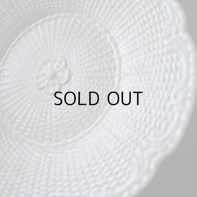 画像8: パニエレリーフのお皿　フランスアンティーク