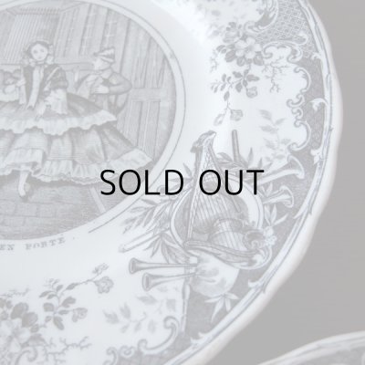 画像3: グリザイユのお皿2枚セット