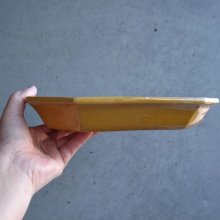 他の写真2: 黄釉のオクトゴナル皿　フランスアンティーク