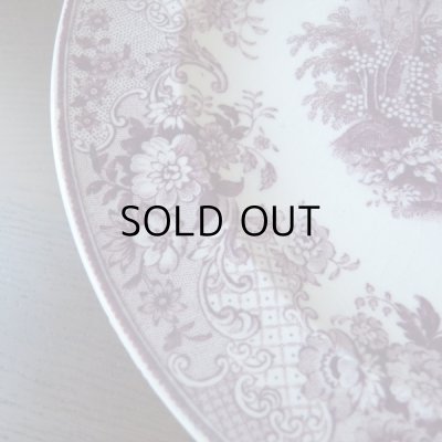 画像5: 紫のグリザイユの平皿　オランダアンティーク