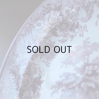 画像7: 紫のグリザイユの平皿　オランダアンティーク