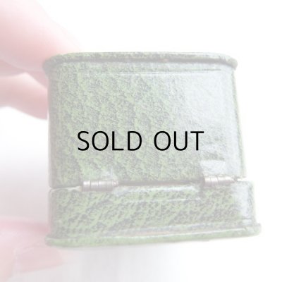 画像4: グリーンにゴールド色のリングBOX 　フランスアンティーク