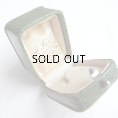 画像11: グリーンにゴールド色のリングBOX 　フランスアンティーク