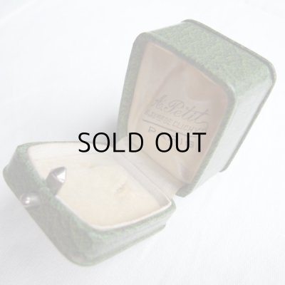 画像13: グリーンにゴールド色のリングBOX 　フランスアンティーク