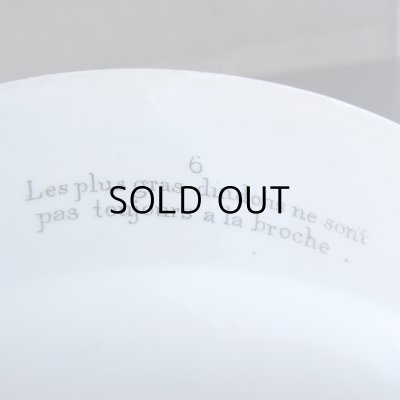 画像16: ショワジーのなぞなぞのお皿　フランスアンティーク