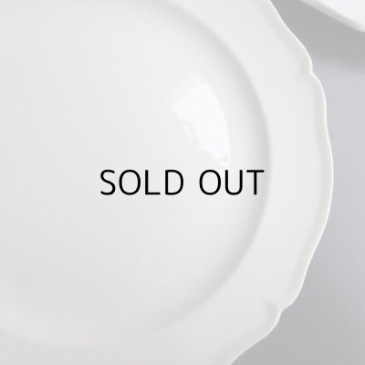 画像7: モントローの花リム2枚セット　アイボリー色（乳白色）