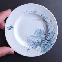 他の写真1: おままごとのお皿 すずめちゃん   GIEN窯フランスアンティーク
