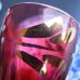画像15: 金彩が映える赤いショットグラス　アンティーク