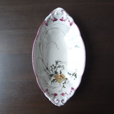 画像1: 金継ぎに！カケあり、サルグミンヌのラヴィエ   フランスアンティーク