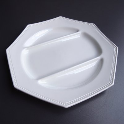 画像1: モントローのアスパラプレート　フランスアンティーク