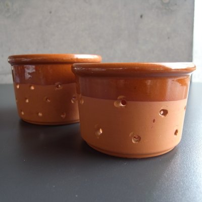 画像3: 南仏陶器  穴あきポット2個セット