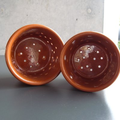 画像4: 南仏陶器  穴あきポット2個セット
