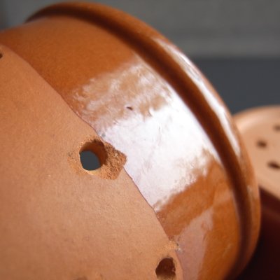 画像11: 南仏陶器  穴あきポット2個セット