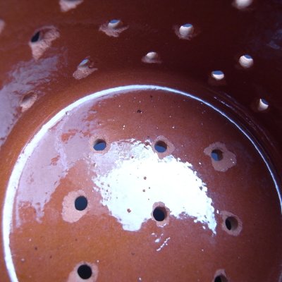 画像14: 南仏陶器  穴あきポット2個セット