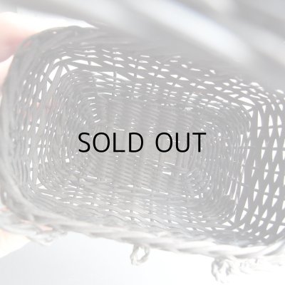 画像17: ドールサイズの蓋付き黒パニエ　フランスアンティーク