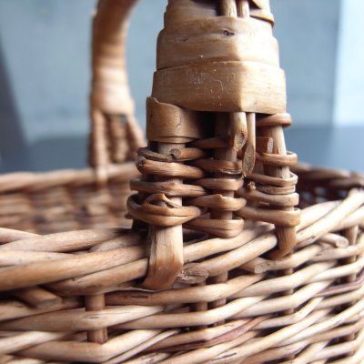 画像9: ミニサイズのカゴ　フランスアンティーク