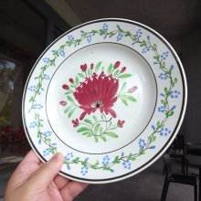 他の写真2: 19世紀クレイユモントロー の手書きのお皿　フランスアンティーク