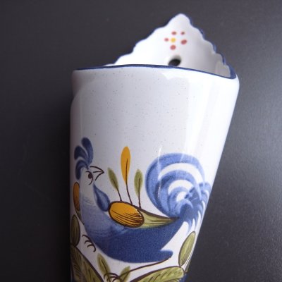 画像2: リネヴィル窯のコルネット（花瓶）　フランスアンティーク