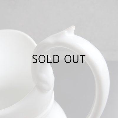 画像5: シンプルな白いピシェ　フランスアンティーク