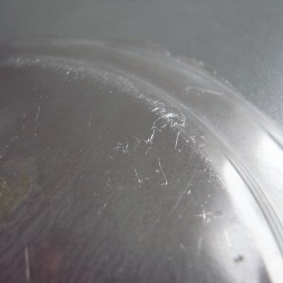 画像14: キリリとしたピューターの花リム皿　フランスアンティーク