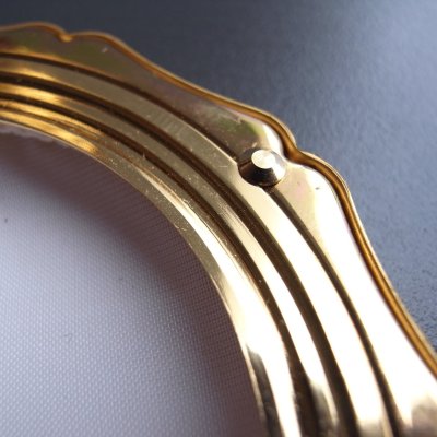 画像14: ストラットン（Stratton）のコンパクトミラー・ゴールド　イギリスアンティーク