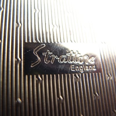 画像23: ストラットン（Stratton）のコンパクトミラー・ゴールド　イギリスアンティーク