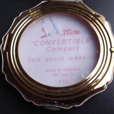 画像11: ストラットン（Stratton）のコンパクトミラー・シルバー　イギリスアンティーク