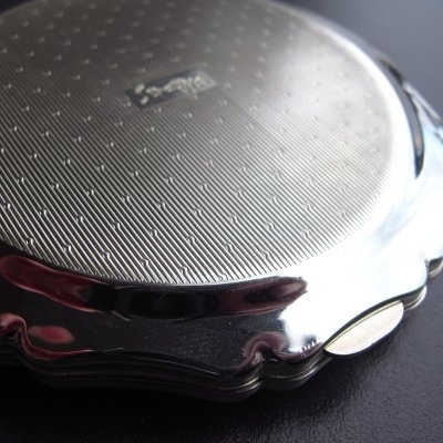 画像19: ストラットン（Stratton）のコンパクトミラー・シルバー　イギリスアンティーク