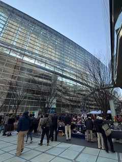 18℃！ポカポカの大江戸骨董市。