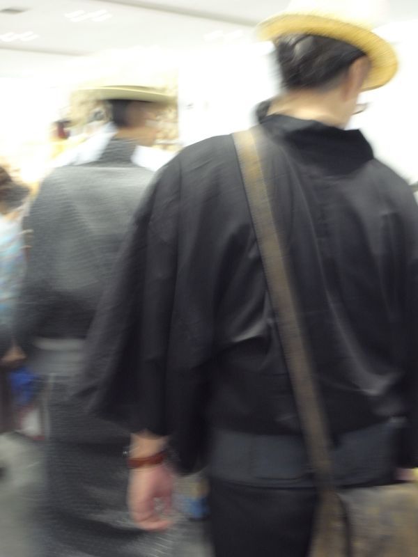 第74回京都アンティークフェアで見かけた伊達男。