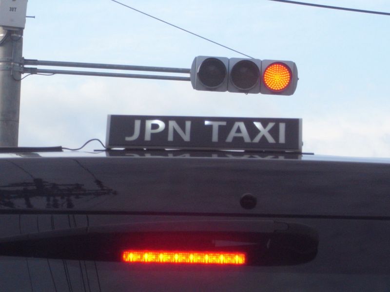 JPN TAXI ジャパンタクシーの行灯！初めて見た！