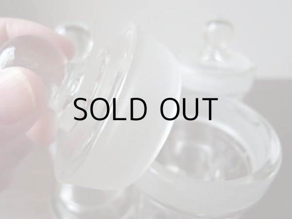 画像6:  理科室のガラス瓶 3個セット  アンティーク (6)