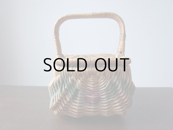 画像3: バラのお花の小さなパニエ  アンティーク (3)