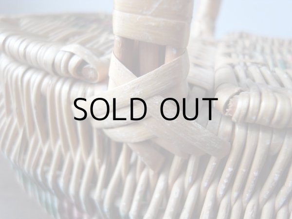 画像5: バラのお花の小さなパニエ  アンティーク (5)