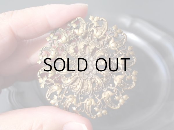 画像16: フランスアンティーク　スカーフ留めにもなるクリップブローチ (16)