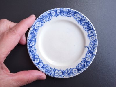 画像1: リラの花咲くおままごとのお皿　フランスアンティーク
