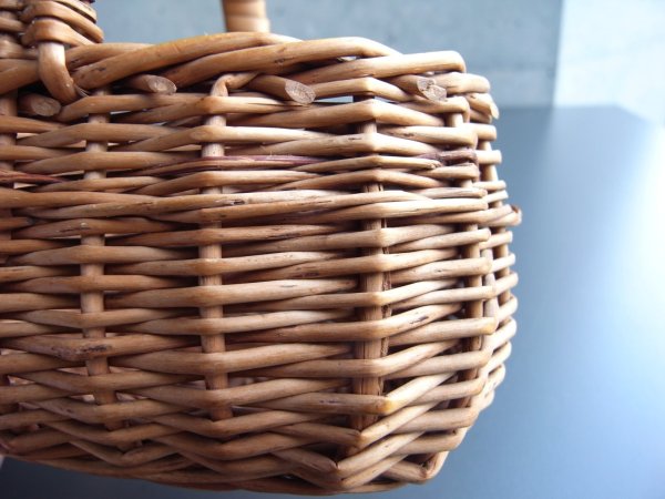 画像10: ミニサイズのカゴ　フランスアンティーク (10)