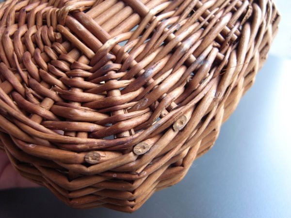 画像13: ミニサイズのカゴ　フランスアンティーク (13)
