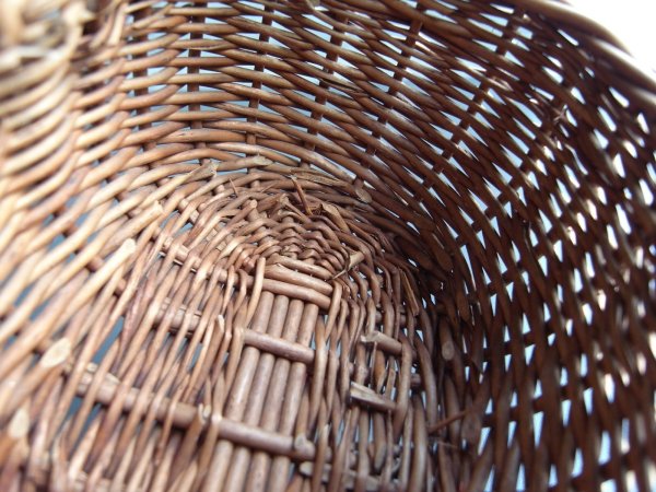 画像18: ミニサイズのカゴ　フランスアンティーク (18)