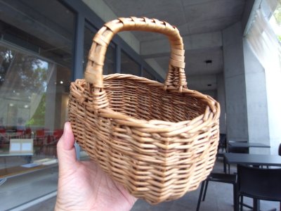 画像2: ミニサイズのカゴ　フランスアンティーク