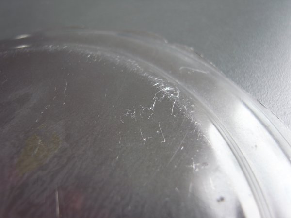 画像14: キリリとしたピューターの花リム皿　フランスアンティーク (14)