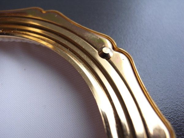 画像14: ストラットン（Stratton）のコンパクトミラー・ゴールド　イギリスアンティーク (14)